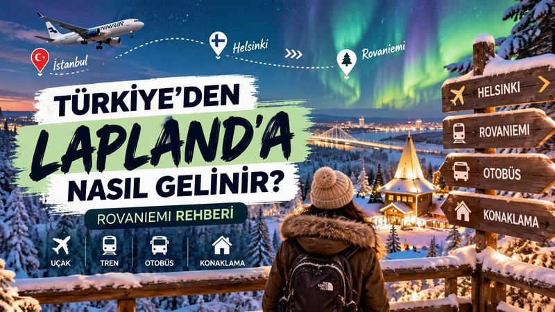 Tek Başına Rovaniemi’ye Nasıl Gelirsin? Uçak, Tren, Otobüs ve Konaklama Rehberi