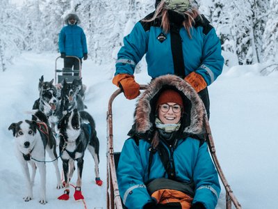 2.5km Self-Drıven Husky Tour