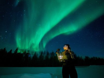 Rovaniemi:%100 Money Back Guarantee Northern Lights Hunting by Bus